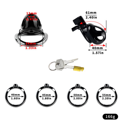 LICKER Strapon Resin Chastity Cage With Aluminum Alloy Penile Ring Silicone Catheter Dick Pleasure Cock Restrict For Asceticism