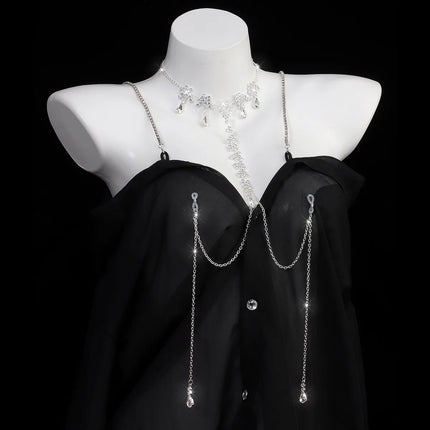 Cosplay Life Nipple Clips with Chain Non-Vibrator Nipple Clamp SM Bondage Fittings Sex Toys Nipple Stimulation Juguetes Sexuales