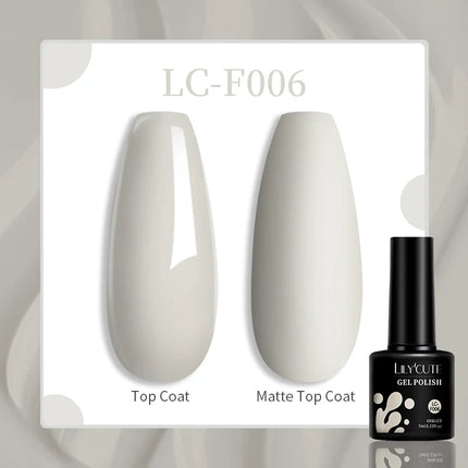LILYCUTE 7ML Glitter Gel Nail Polish Sparkling Semi Permanent UV Gel Colorful Shinning Gel Varnish Nail Art Soak Off UV LED Gel