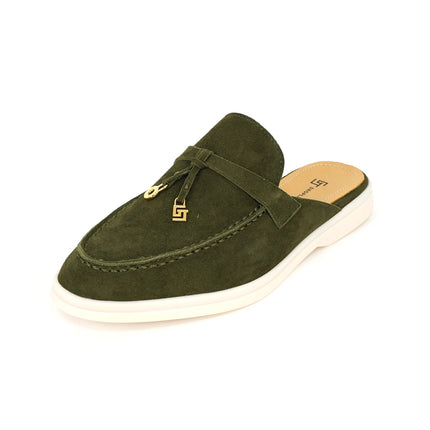 2024New women's anti slip casual loafers, fashionable cashmere flat shoes, spring and autumn men's sports driving casual shoes