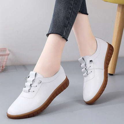 Mom Shoes Comfortable And Not Tiredsports White Shoes For Women In Spring And Autumn Travel Casual Shoes Soft Sole Shoes Women