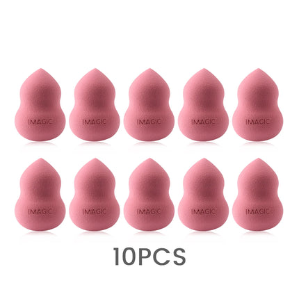 IMAGIC Makeup Sponge 10 Pcs Wet And Dry Puff Professional Soft Makeup Puff Sponge Ultra-High Quality Bigger Combination Packages