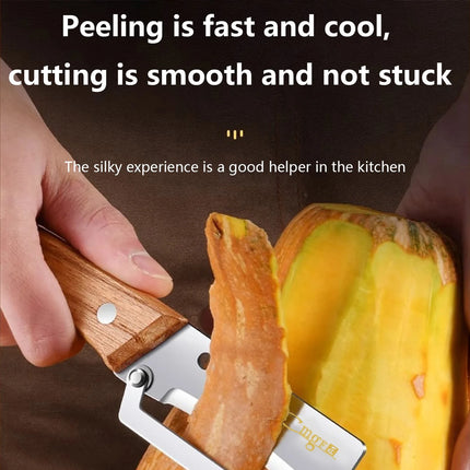 Stainless Steel Vegetable Peeler with Ergonomic Handle and Bottle Opener Multi Function Fruit Peelers Potato Home Kitchen Tools