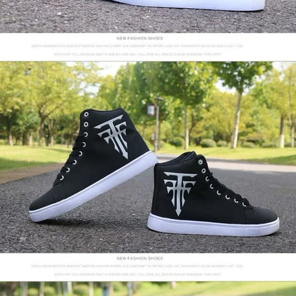 White Sneakers Man Vulcanized Sneakers Male Comfortable High Top Shoes Men Autumn Spring 2022 Fashion Mens Shoes Vulcanize Shoes