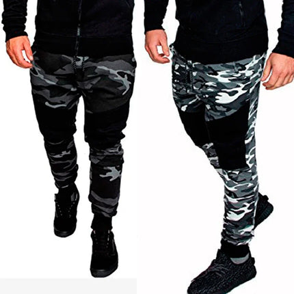 M-5X 2023 Mens Jogger Autumn Pencil Harem Pants Men Camouflage Pants Loose Comfortable Cargo Trousers Camo Joggers