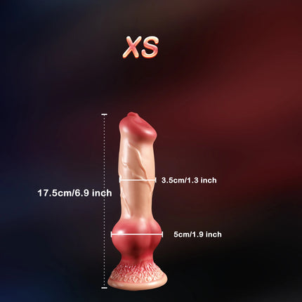 Huge Dog Fake Penis Realistic Dildo Double Penetration Anal Plug Monster Cock Vagina Masturbation Adult Sex Toys for Women Men