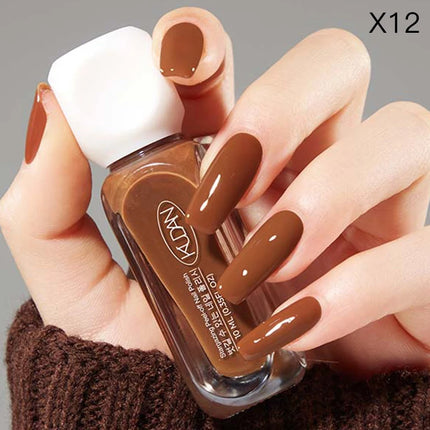 1PC 10ml Glass Bottle Water-Based Peel Off Nail Polish For Nails Colorful Chrome Varnish  Nail Art DIY Manicure No Need Lamp