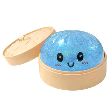 Glitter Dumpling Mystery Box: 6 Colors Random Stress Balls, Aesthetic Desktop Sensory Toy, Creative Office Fidget Gift