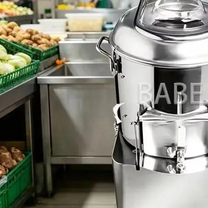 Professional Floor Standing Stainless Steel Electric Potato Peeler Easy to Operate Taro Cleaning Machine for Kitchen
