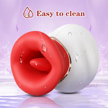 Sex Toys Sucking Vibrator for Women Tongue Licking Clitoris Sucker Female Powerful Clitoral G Spot Nipple Stimulator Adult Goods