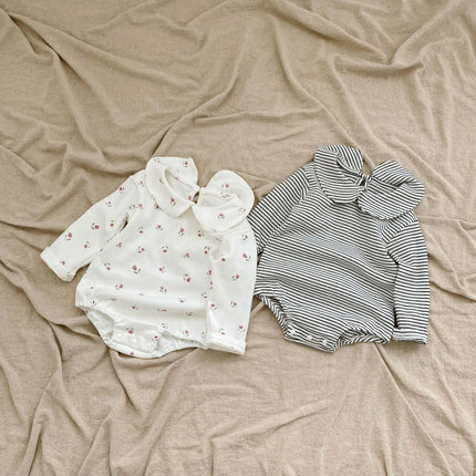 Insautumn baby baby collar bottoming romper clothes baby children Long Sleeve romper cotton fabric is soft and comfortable