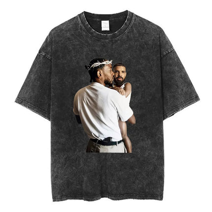Rapper Kendrick Lamar To Pimp A Butterfly Graphic T Shirt Men's Hip Hop Streetwear T-shirts Unisex Cotton Oversized Tee Shirts