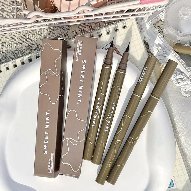 Waterproof Liquid Eyebrow Easy To Color Sweat-proof Eyebrow Pen 0.005MM Ultra Thin Head Eye Makeup Cosmetic Sleeper Pen