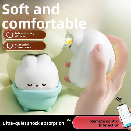 Vibrating egg massager Cute Rabbit Pussy Clit Sucking Vibrator G-spot clitoral stimulator USB Rechargeable Adult Sex Toy