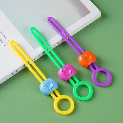 10pc Snack Sealing Rope, Colorful Sealing Strap, Food Preservation Sealing Clip, Creative Bundling Strap, Multifunctional Pull Ring Buckle