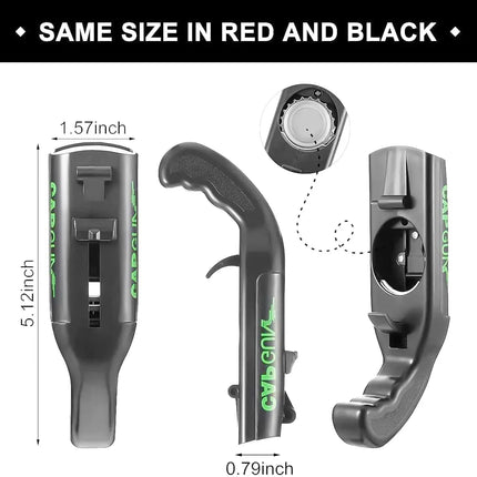 Portable Cap Gun Bottle Opener Launcher Shooter Funny Shooting Gun Creative Beverage Bottle Opener Suitable for Party Games