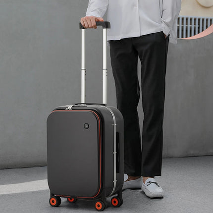 Mixi New Innovative Design Suitcase Carry On Hardside Rolling Luggage PC Spinner Wheels Trolley Case Aluminum Frame
