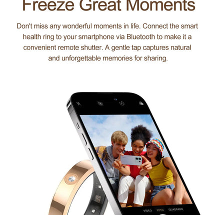 Smart Ring Heart Rate Sleep Blood Pressure Blood Oxygen Body Temperature Monitoring 2026 New Multi-Sport Mode Smartring Women