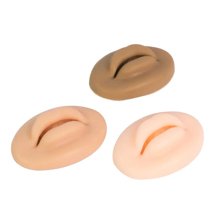 1pc Microblading Reusable 3D Silicone Lip Skin Practice European Solid For PMU Beginner Training Tattoo Permanent Makeup