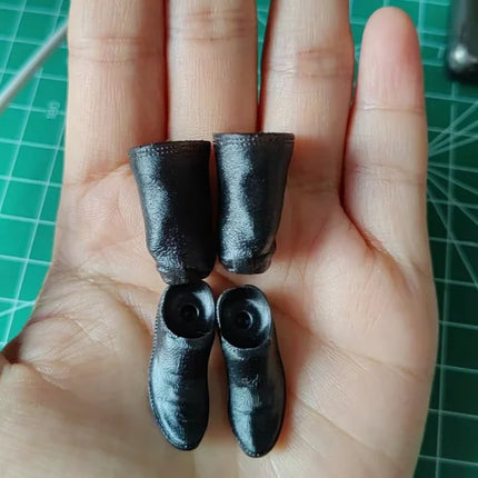 1/12 Scale Cowboy Spurs Boots Model for 6'' Nota