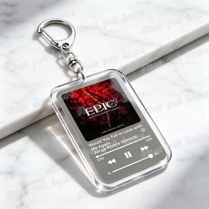 Music Epic The Musical Keychain for Women Accessories Bag Odysseus Poseidon Greek Mythology Album Keyings Jewelry Gifts