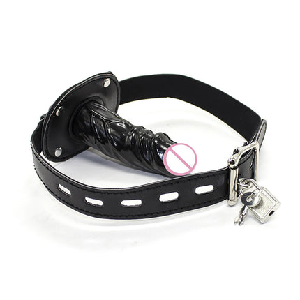 Open Mouth Gag Silicone Ball Dildo Restraint Fetish Flirting BDSM Bondage Sex Toys for Couples Adult Erotic Game Chastity Belt