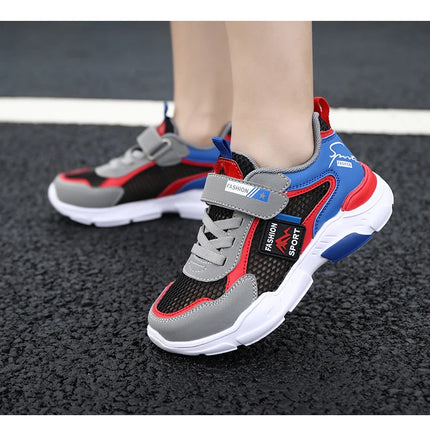 Single Net Children's Shoes Boys Sneakers Summer Breathable Non-slip Surface Girls Casual Tennis Sports Running Outdoor Shoes