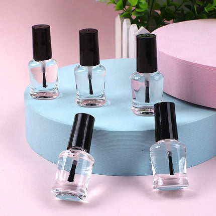 New 6ml Health Transparent Top Coat Clear Enhance Glitter Nail Polish Nail Art Armor Oil No-bake Long-lasting Quick-drying Oil