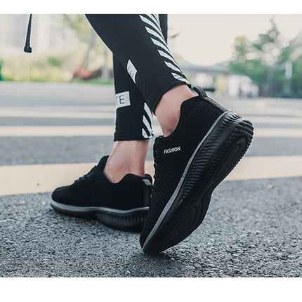 Men Running Spring Autumn Walking Loafers Fashion Casual Sports Shoes Breathable Light Men's Outdoor Shoes Plus Size38-48