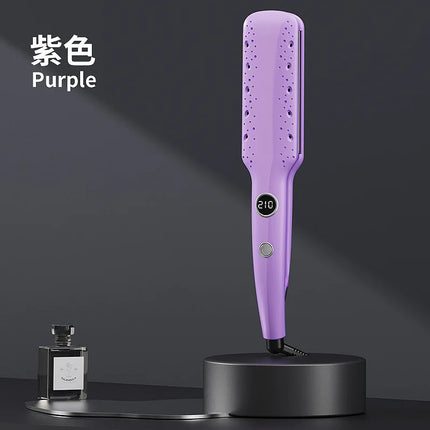 Korean-style wide-plate styling hair straightener and curler, dual-use hair straightener, straightening comb