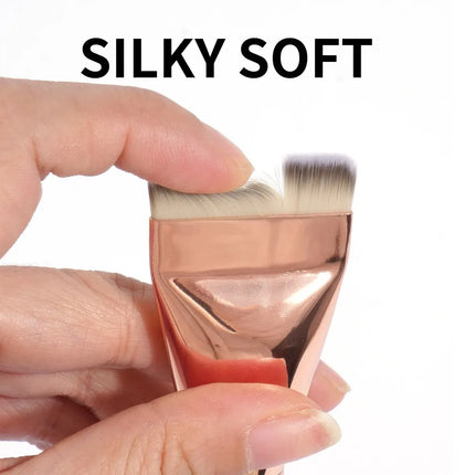 MAANGE 1PCS Facial Mask Brush Flat Head Concealer Foundation Brush Soft Face Makeup Brushes Cosmetic Makeup Tool for Mask Paint