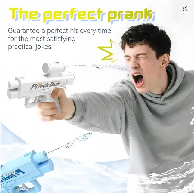 Two-Way Water Gun Prank Water Gun Toy Stress Relief Small Pistol Game Outdoor Indoor Adult Child Interaction Shoot Gift 2 Styl