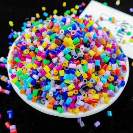 2000 pcs/Bag 2.6mm Hama Beads Puzzle Perlen Iron Beads Diy Perler Fuse Bead Intelligence Educational Toys