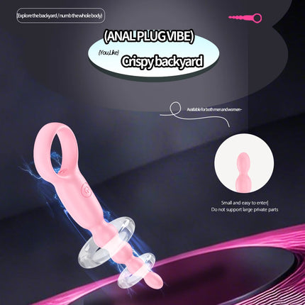 Vibrating Anal Beads Butt Plug Anal Plug Prostate Massager Anal G Spot Vibrator Anal Toy Adult Sex Toy for Men Women Couples