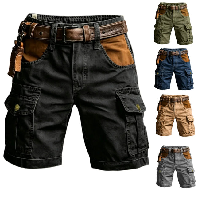 No Belt Camouflage Camo Cargo Shorts Men 2026 New Mens Casual Shorts Male Loose Work Shorts Man Military Short Pants Plus Size