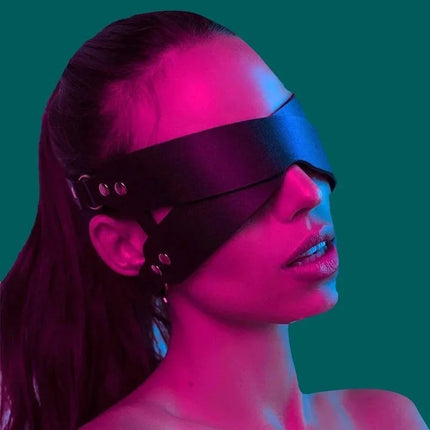 Women Sexy Leather Mask Gothic Cosplay Masquerade Ball Half Face Cat Mask BDSM Sex Games Toy Party Fancy Masks Accessories