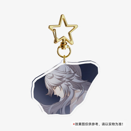 Game Honkai Star Acrylic Keychains Stand Cyrene DanHeng Evernight Cerydra Castorice Phainon Figure Pendant Car Key Chain Gifts