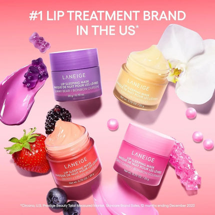 Laneige Lip Mask Jelly Sleep Lip Balm Night Repair Moisturise Treatment 4*8g 5*3g Set Hydrate Light Nourishment Christmas Gifts