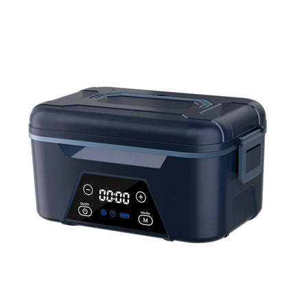 Portable 1.5L Stainless Steel Electric Lunch Box Rechargeable Cordless Self-Heating Wireless Design for Car Picnics Outdoor