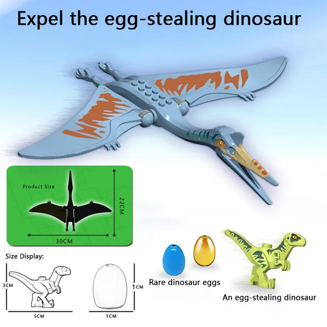 Mini Size Jurassic Dinosaur Building Brick Building Blocks Educational Design Mini T-Rex Building Toy Assemble Model
