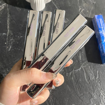 Silver Tube Five-color Clear Water Gloss Lip Gloss Moisturizing Mirror Crystal Jelly Lip Glaze Watery Texture Lip Tint Makeup