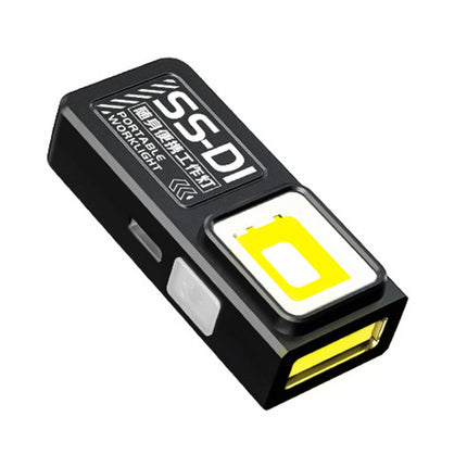 Portable LED Flashlight Super Bright Mini Rechargeable LED Tail Magnet Torch with COB Side Emergency Light for Camping Hiking ﻿