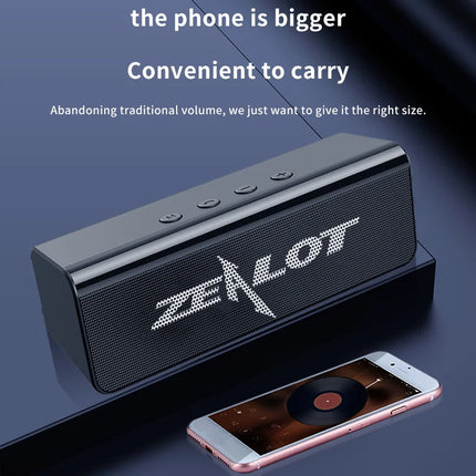 Zealot  Outdoor Portable Subwoofer Wireless  Speaker ,TWS,1800mAh Battery , Loud Stereo, Booming Bass. Charging Cable,