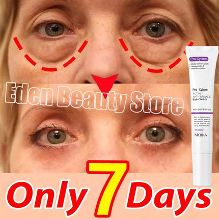 Instant Eye Bag Removal Cream Collagen Anti-Wrinkle Fade Fine Lines Firming Skin Anti Dark Circle Puffiness Brighten Eye Care