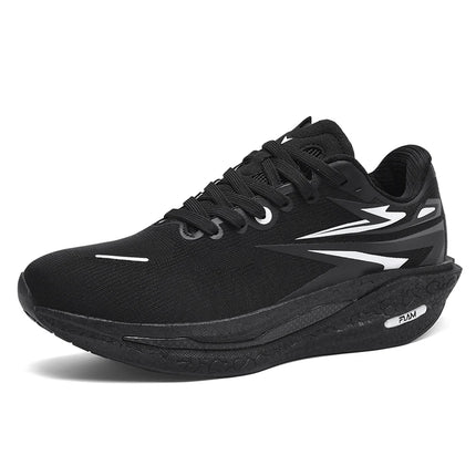 Running shoes for Outdoor use, Fashionable for Both Men and Women, Comfortable and Breathable sports and Casual shoes. black 10