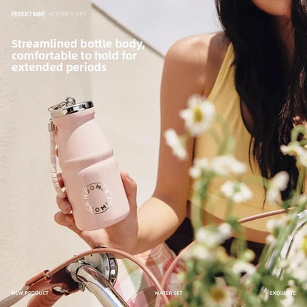 280/360ml Insulated Cup High Appearance Portable Pocket Coffee Mug For Women On-the-Go Water Bottle