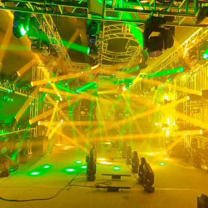 4PCS/Dj lights Mini LED Moving Head 150W Beam+Spot+ 18 Rotating Prisms Dmx disco lights Stage Effect Light Disco Dj Bar Lights
