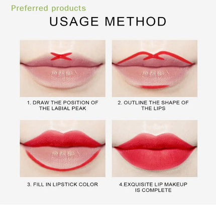 1Pc 12 Colors Waterproof Long-Lasting Automatic Lip Liner Makeup Matte Lipstick Pen Lip Gloss Lipliner For Beginners