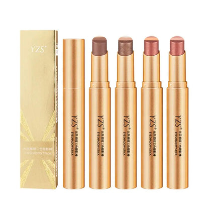 Glitter Eyeshadow Stick Three-Color Contouring Eyeshadow Makeup Eyeshadow Crayon Eyeshadow Pencil Eye Shimmer Stick For Women