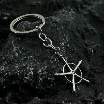 Anime Bleach Necklaces Zangetsu Zanpakutou Sword Key Chain Hitsugaya Toushirou Katana Keychains Accessories   ﻿